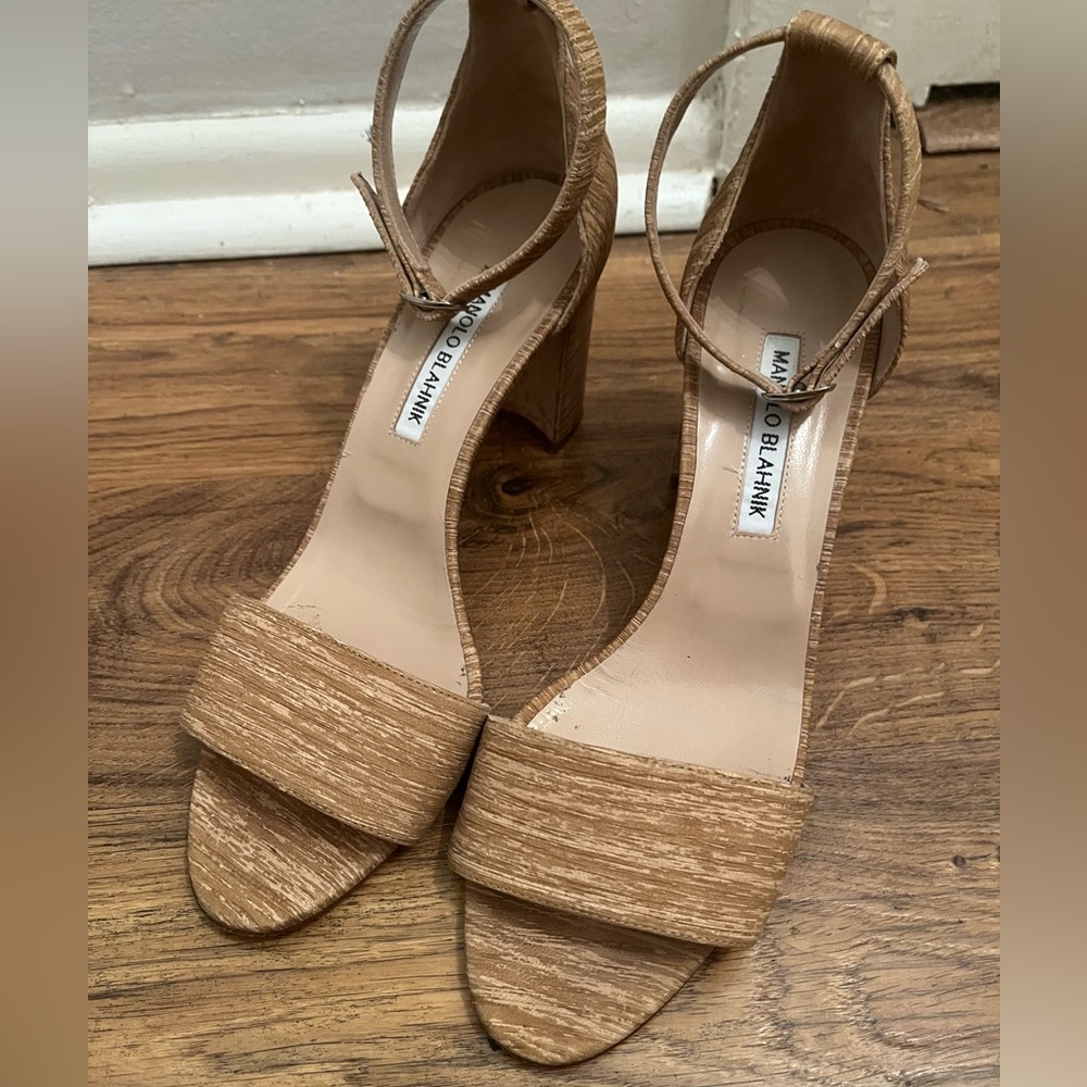 Manolo Blahnik Block Heel